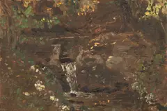 Pârâu II by Matei Lazarescu, 2007, ulei pe pânză, sold Oct 2025