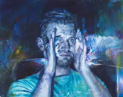 Remus Grecu, Vision, 2017, ulei pe pânză