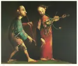 Georges Mazilu, Musiciens, cromolitografie