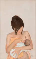 Claudiu Ciobanu, Maternitate, 2012, ulei pe pânză