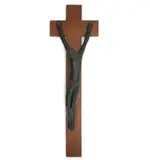 Frano Kršinić, Crucified Christ, cca. 1940., bronze on wooden cross
