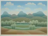 Ivan Rabuzin, Landscape, serigraphy on paper