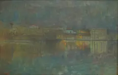Emanuel Vidović, Split Harbor, 1916.-1919., oil on canvas