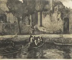 Menci Clement Crnčić, Ave Maria, 1913., copperplate and aquatint on paper