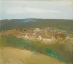 From Old Karlovac by Josip Vaništa, oil on canvas, sold Oct 2025
