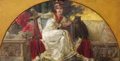 Robert Auer, Minerva, 1920., oil on canvas