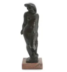 Frano Kršinić, Standing nude, bronze