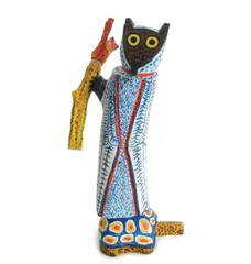 Sofija Naletilić-Penavuša, Owl, Snake and Turtle, s.a., painted wood