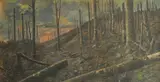 Vladimir Filakovac, Black Peak - Broken Beeches II, 1918., oil on canvas