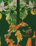 Marcela Bencek, Fragment of Greenery, 2023., acrylic on canvas