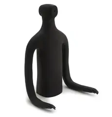 Irena Škrinjar, Sculpture from Series 11 minus 3, 2025., black clay