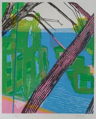 Matko Vekić, Untitled, serigraphy on paper