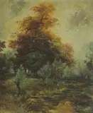 Vladimir Kirin, Old Oak (near Rakitje), 1938., oil on canvas