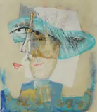 Nives Kavurić-Kurtović, Portrait in Blue