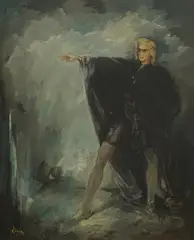 Vladimir Kirin, Dorian Gray, oil on canvas