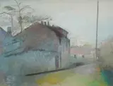 Josip Vaništa, Thorn, Krčka road no. 43, 1990., oil on canvas