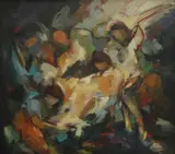 Mato Jurković, The Laying of Jesus in the Tomb, oil on canvas