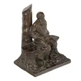 ”Lev Tolstoi” - statuetă decorativă din bronz, 1910 by început de sec. Xx Școală Central Europeană, bronz, sold Oct 2025