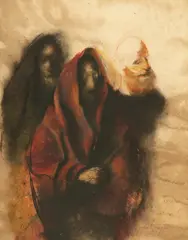 Cornel Antonescu, Spaime, 1983, ceracolor pe hârtie