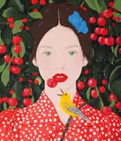 Alina Ondine Slimovschi, The Longing, 2025, acrilic pe pânză