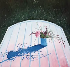 Ion Dumitriu, Sfârșit de mai, 1997, ulei pe pânză