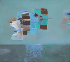 Constantin Blendea, Plutire, 1981, ulei pe pânză