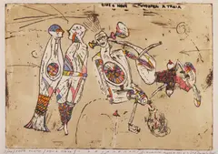 Petru Russu, Ziua a noua. Povestea a treia (Decameronul lui Giovanni Boccaccio), 1986, acvatintă și acvaforte
