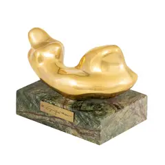 Odihnă by Marcel Guguianu, bronz, sold Sep 2025