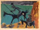 Marcel Janco, Don Quijote, cromolitografie