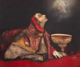Petre Velicu, Sacrificiul, 1989, ulei pe pânză