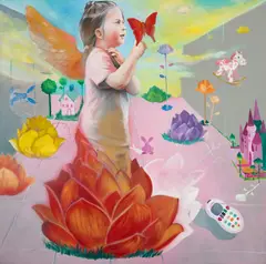 Francisc Chiuariu, Butterfly, 2009, acrilic pe pânză