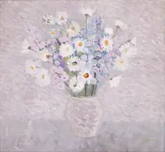 Constantin Blendea, Flori, 1978, ulei pe pânză