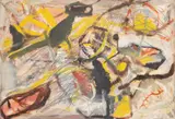 Vasile Tolan, Masă de lucru, 1991, ulei pe pânză