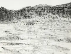 Dacian Andoni, Coline, 2016, creion pe hârtie