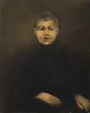 Mircea Ciobanu, Copil, ulei pe pânză