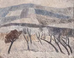 Iarnă by Coriolan Hora, 1963, ulei pe pânză, offered Sep 2025
