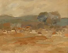 Gheorghe Boțan, Peisaj, 1979, ulei pe pânză
