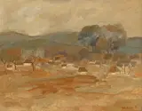 Gheorghe Boțan, Peisaj, 1979, ulei pe pânză