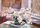 Gheorghe Teodorescu Romanaţi, Flori de cireș, 1939, ulei pe pânză