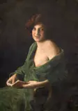 Ármin Glatter, Modelul, ulei pe pânză