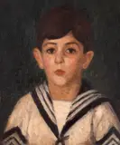 Gheorghe Mărculescu, Micul marinar, ulei pe carton