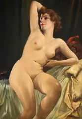 Ion Stătescu, Modelul, ulei pe pânză