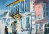 Constantin Daradici, Citadină, ulei pe pânză