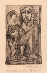 Cântarea lui Roland by Marcel Chirnoagă, acvaforte și acvatintă, sold Sep 2025