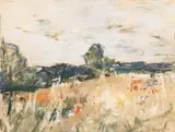 Teodor Harșia, Peisaj de vară, 1969, pastel pe hârtie