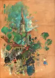 Iosif Rosenblut, Sfârșit de vară, ulei pe carton