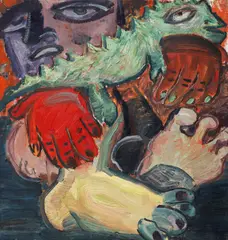 Tincuța Marin, Untitled, 2019, ulei pe pânză