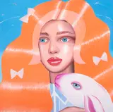 Ioana Băltan, Redhead, 2024, ulei pe pânză