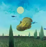 Felix Aftene, Meditație, 2022, acrilic pe pânză