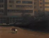 Serban Savu, Napolact, 2015, ulei pe lemn